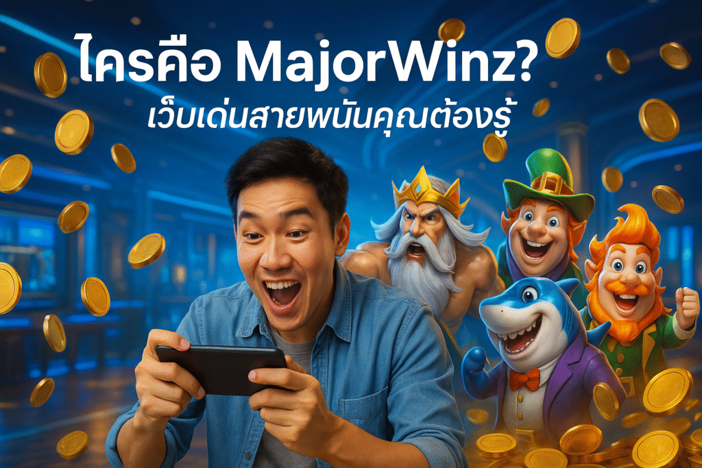 ใครคือ MajorWinz? เว็บเด่นสายพนันคุณต้องรู้