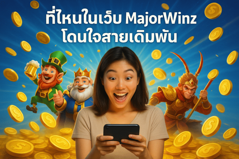 ที่ไหนในเว็บ MajorWinz โดนใจสายเดิมพัน