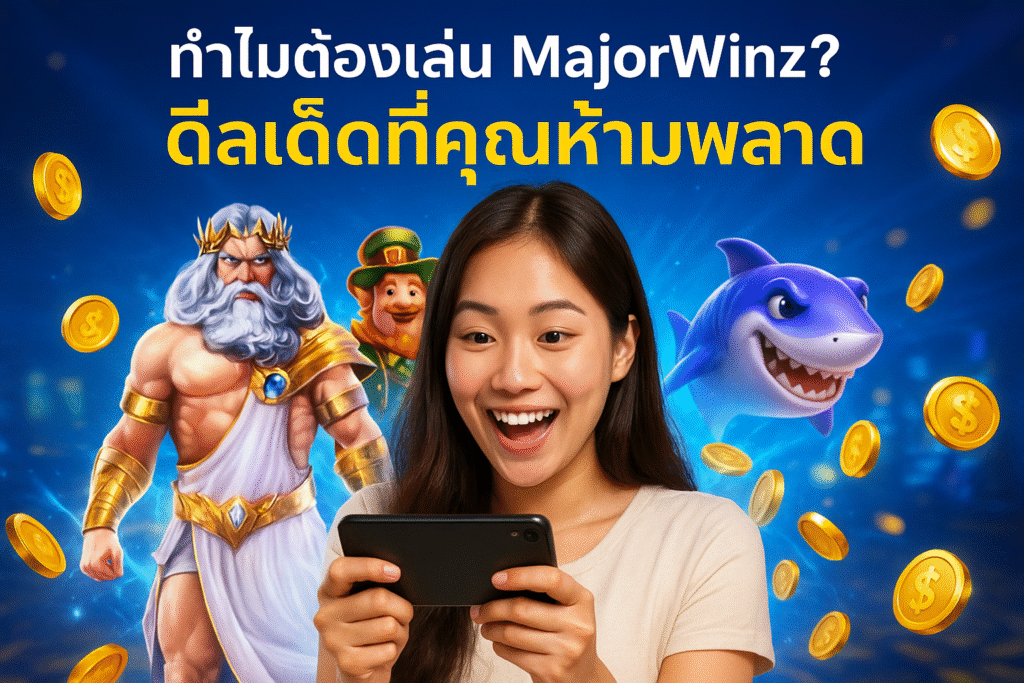ทำไมต้องเล่น MajorWinz? ดีลเด็ดที่คุณห้ามพลาด